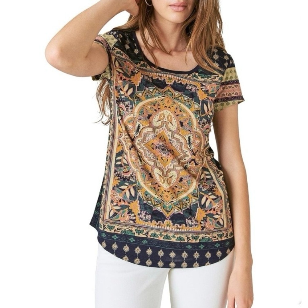 Lucky Brand Multicolor Short Sleeve Tee